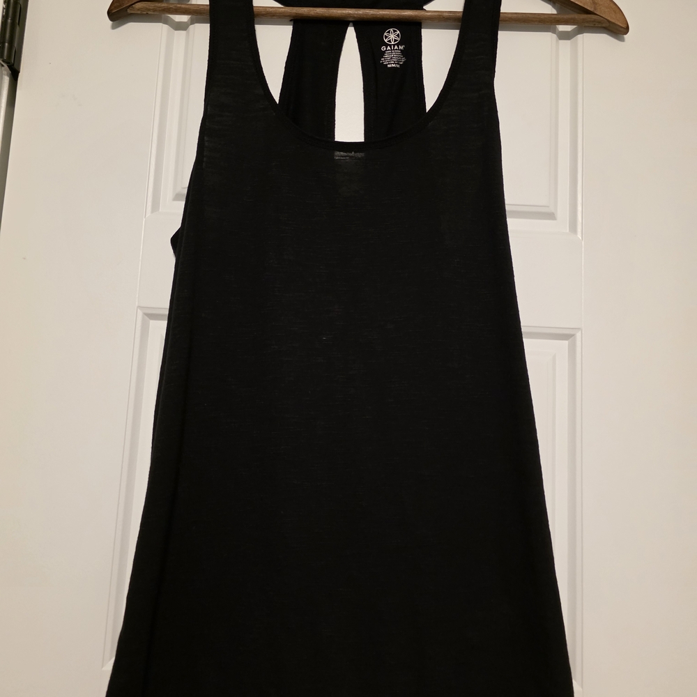GAIAM Classic Black Muscle Tee